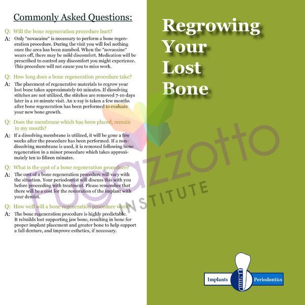Regrowing Your Lost Bone